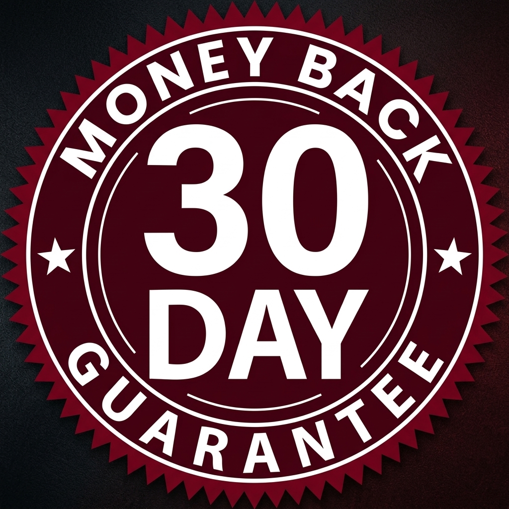 30 day money back guarantee badge